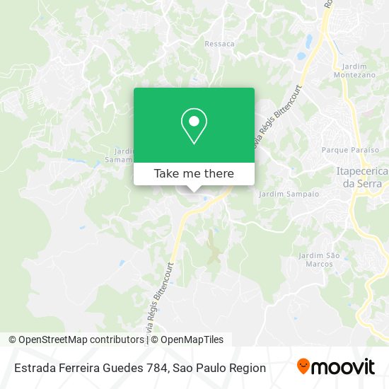 Estrada Ferreira Guedes 784 map
