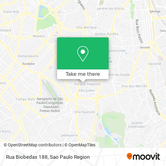 Mapa Rua Biobedas 188