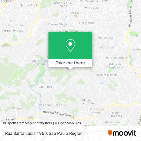 Rua Santa Lúcia 1960 map