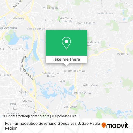 Rua Farmacêutico Severiano Gonçalves 0 map