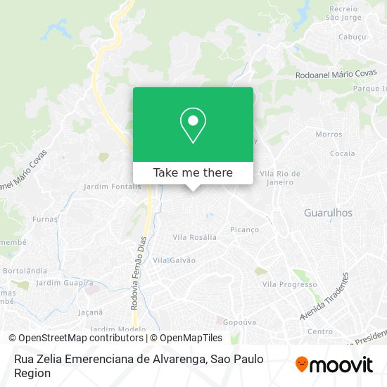 Rua Zelia Emerenciana de Alvarenga map