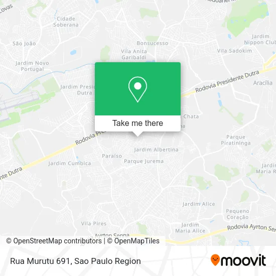 Rua Murutu 691 map