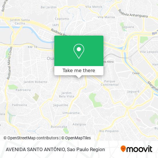 AVENIDA SANTO ANTÔNIO map