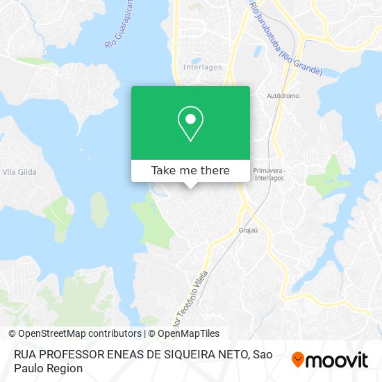 Mapa RUA PROFESSOR ENEAS DE SIQUEIRA NETO