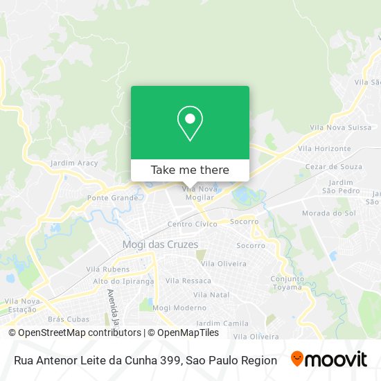 Rua Antenor Leite da Cunha 399 map