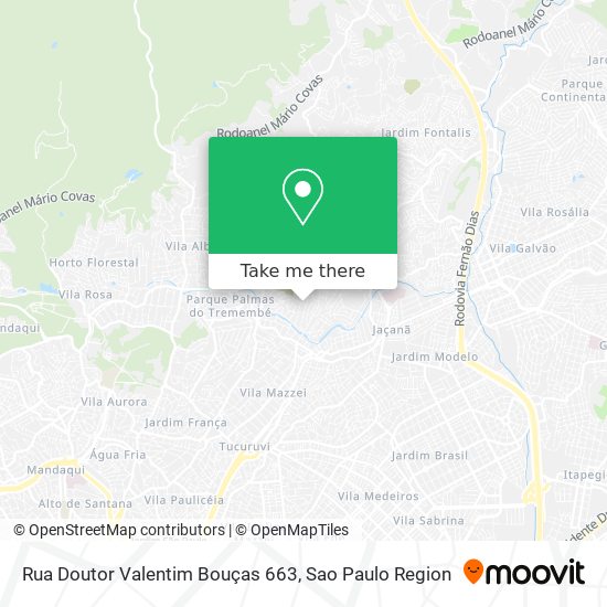Rua Doutor Valentim Bouças 663 map