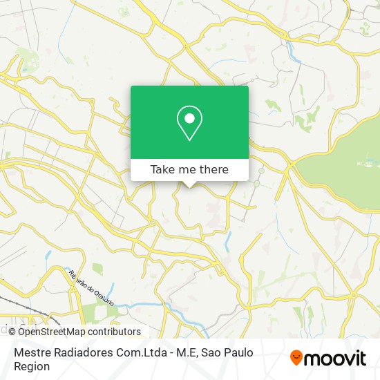 Mapa Mestre Radiadores Com.Ltda - M.E