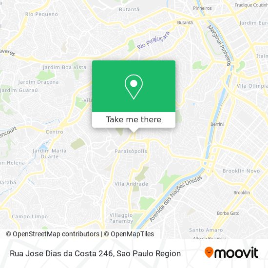 Mapa Rua Jose Dias da Costa  246