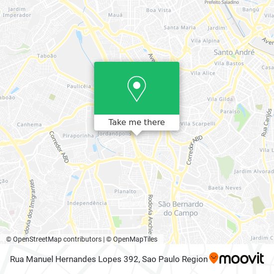 Mapa Rua Manuel Hernandes Lopes 392