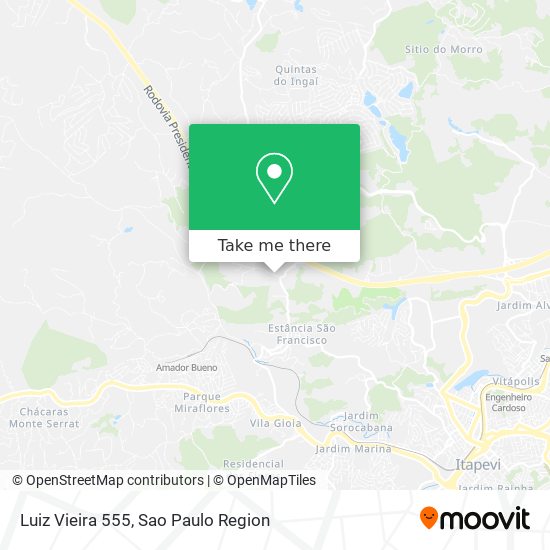 Mapa Luiz Vieira 555