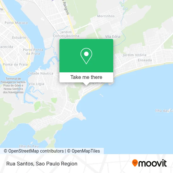 Rua Santos map