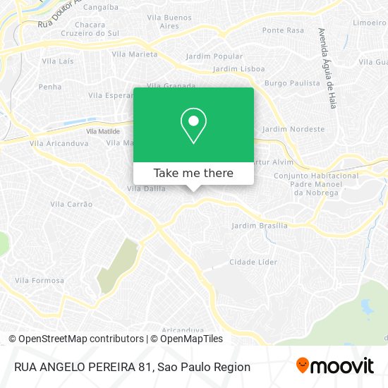 RUA ANGELO PEREIRA 81 map