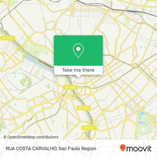 RUA COSTA CARVALHO map