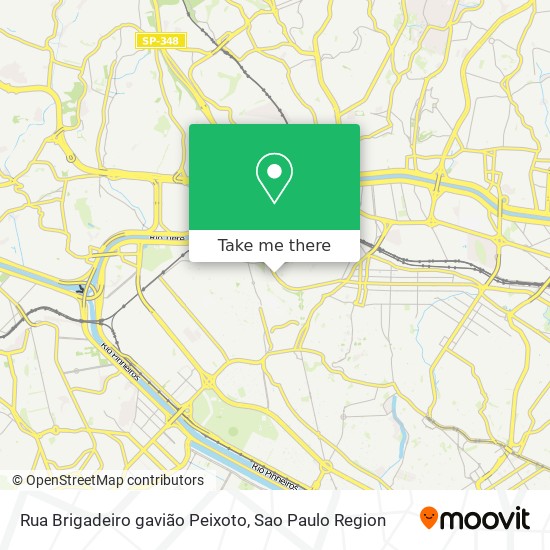 Rua Brigadeiro gavião Peixoto map