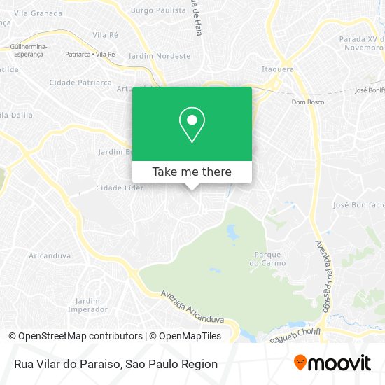 Rua Vilar do Paraiso map