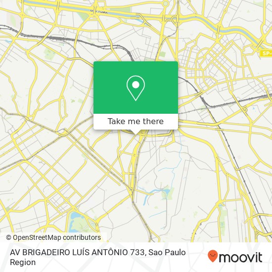 AV BRIGADEIRO LUÍS ANTÔNIO 733 map