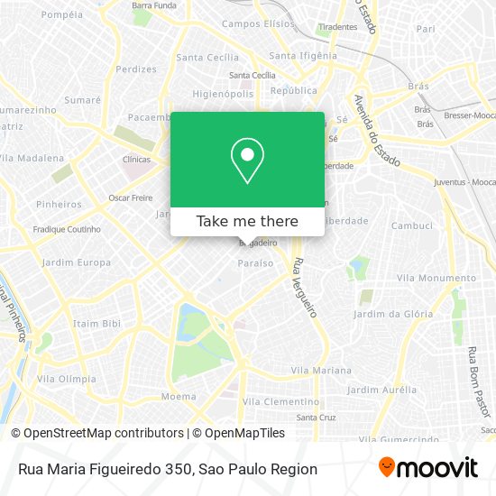 Mapa Rua Maria Figueiredo 350