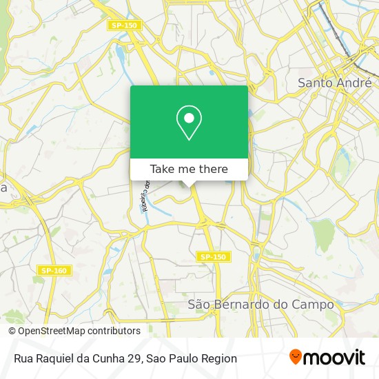 Rua Raquiel da Cunha 29 map