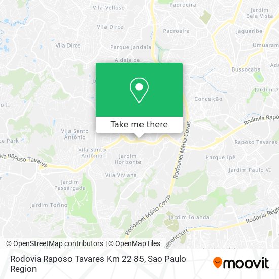 Rodovia Raposo Tavares  Km 22 85 map