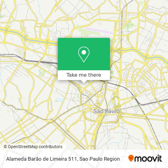 Alameda Barão de Limeira 511 map