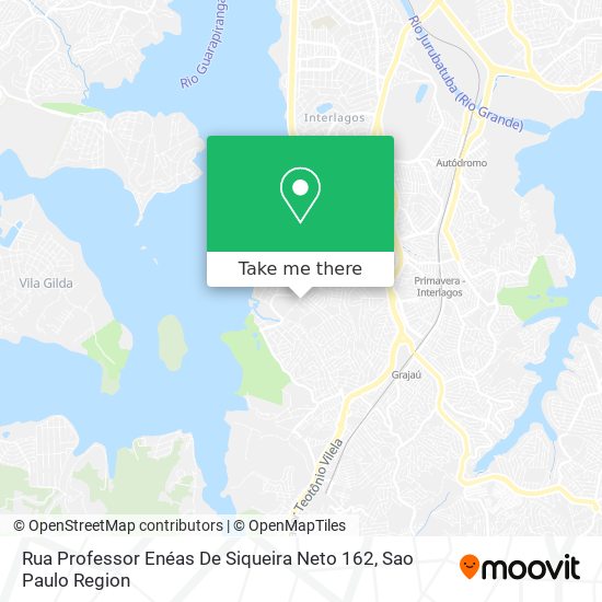 Mapa Rua Professor Enéas De Siqueira Neto 162