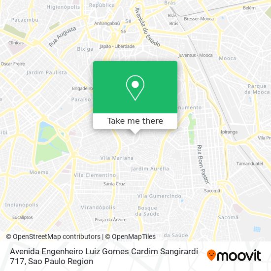 Avenida Engenheiro Luiz Gomes Cardim Sangirardi 717 map