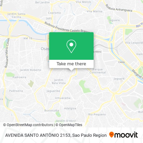 AVENIDA SANTO ANTÔNIO 2153 map