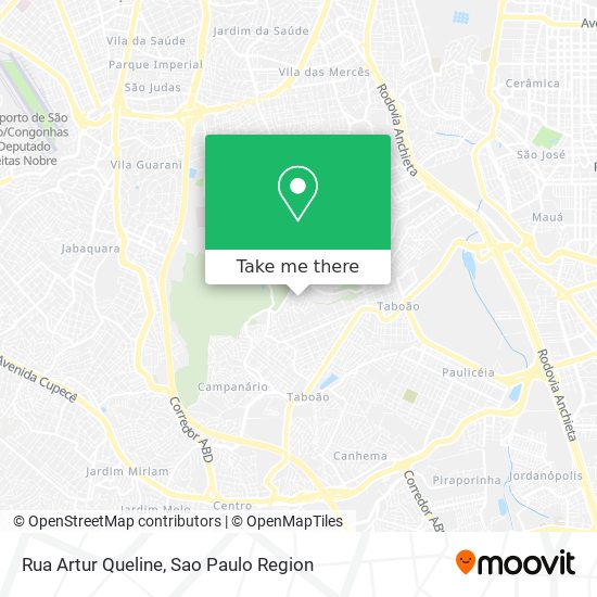 Rua Artur Queline map