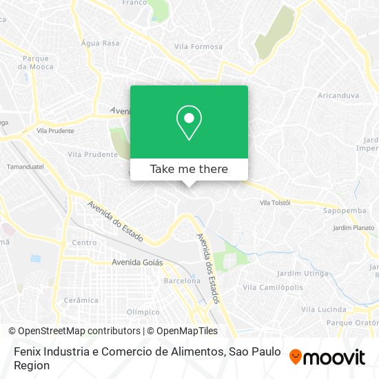 Mapa Fenix Industria e Comercio de Alimentos