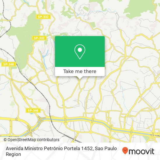 Avenida Ministro Petrônio Portela 1452 map
