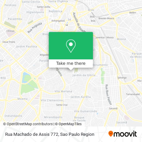 Mapa Rua Machado de Assis 772