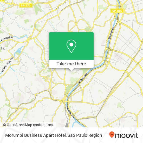 Mapa Morumbi Business Apart Hotel