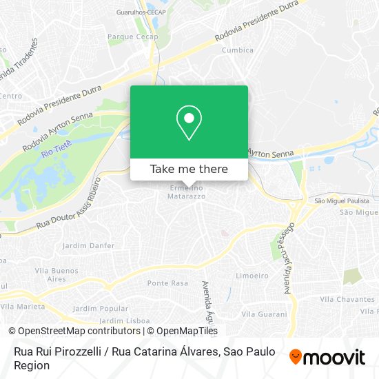 Rua Rui Pirozzelli / Rua Catarina Álvares map