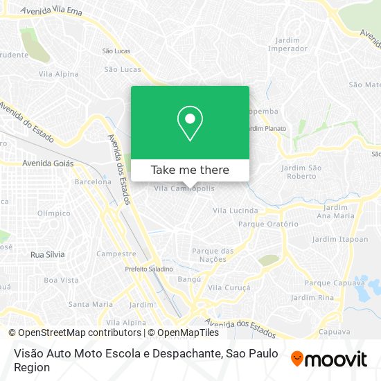 Visão Auto Moto Escola e Despachante map