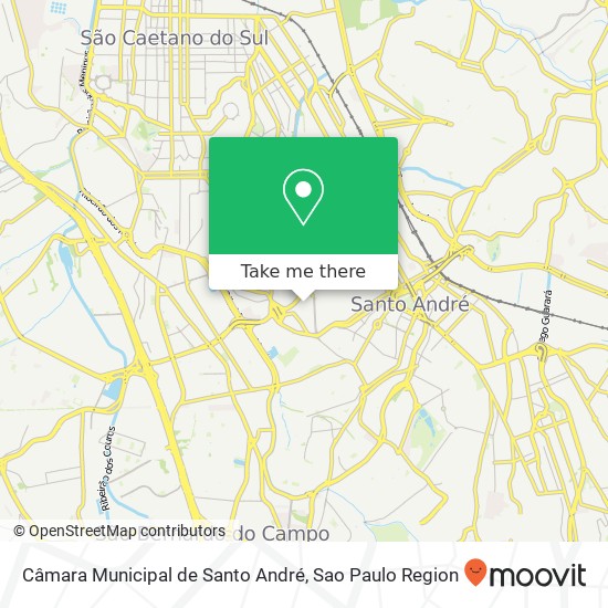 Câmara Municipal de Santo André map