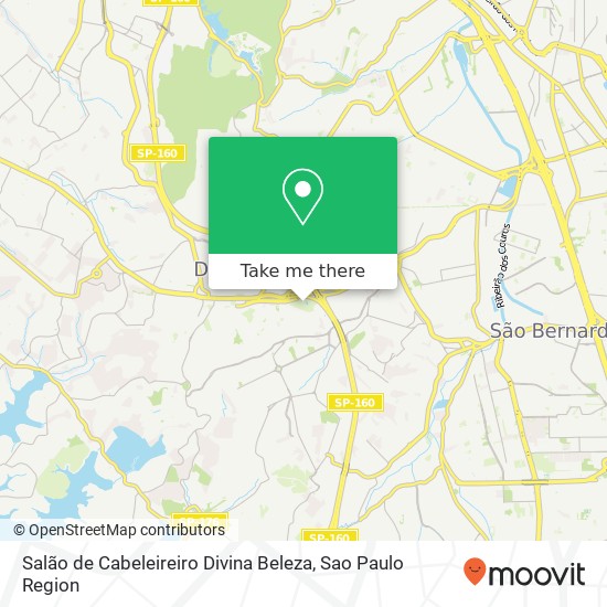 Salão de Cabeleireiro Divina Beleza map