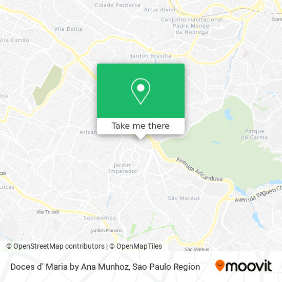 Mapa Doces d' Maria by Ana Munhoz