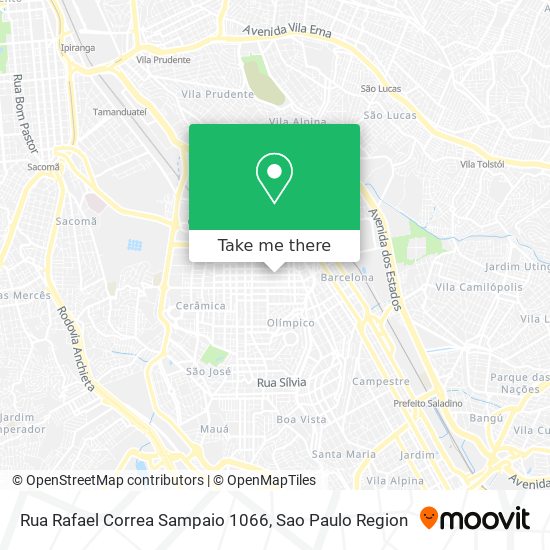 Rua Rafael Correa Sampaio 1066 map