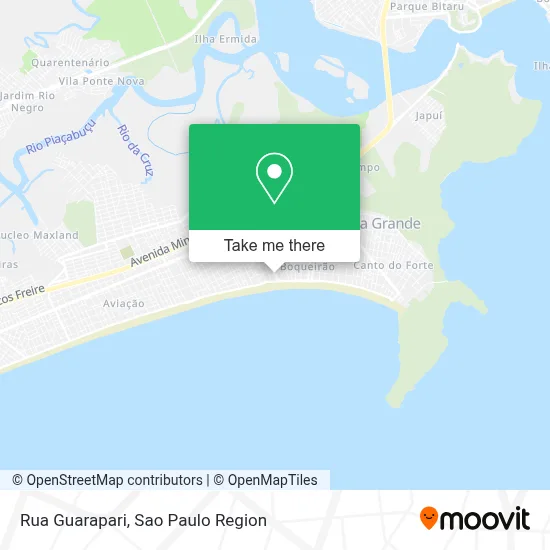Rua Guarapari map