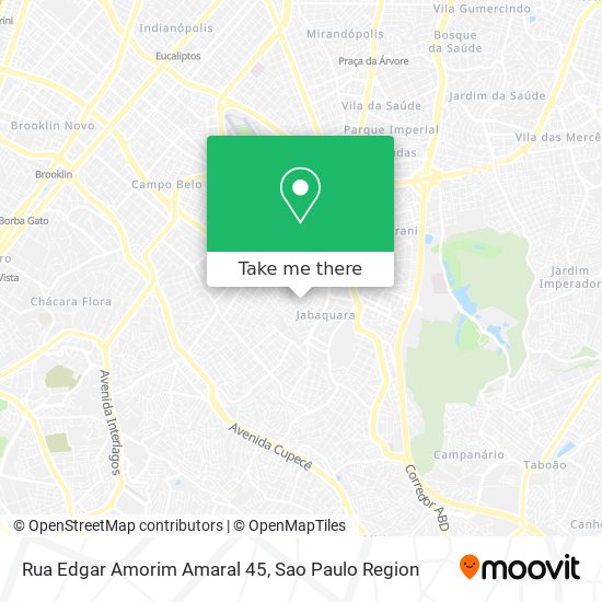 Mapa Rua Edgar Amorim Amaral 45
