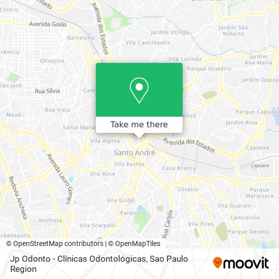 Jp Odonto - Clínicas Odontológicas map