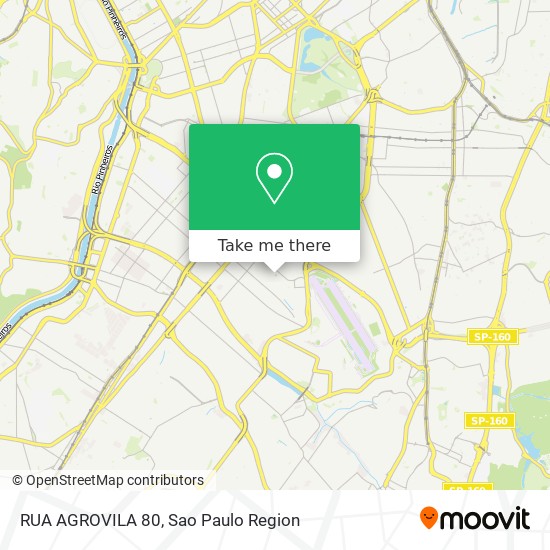 Mapa RUA AGROVILA 80