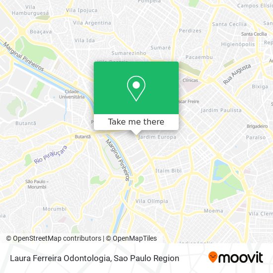 Laura Ferreira Odontologia map