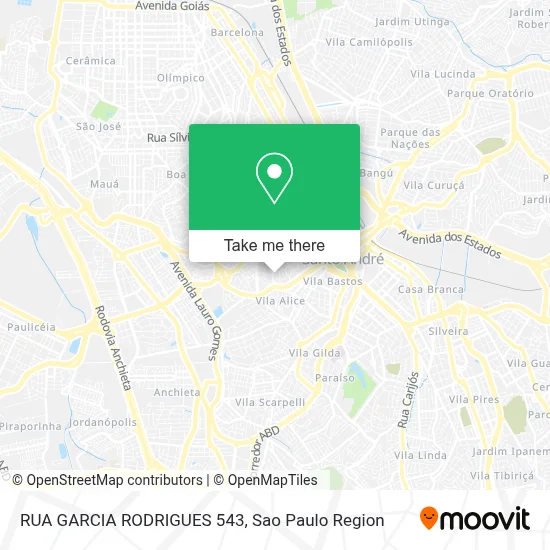 RUA GARCIA RODRIGUES 543 map