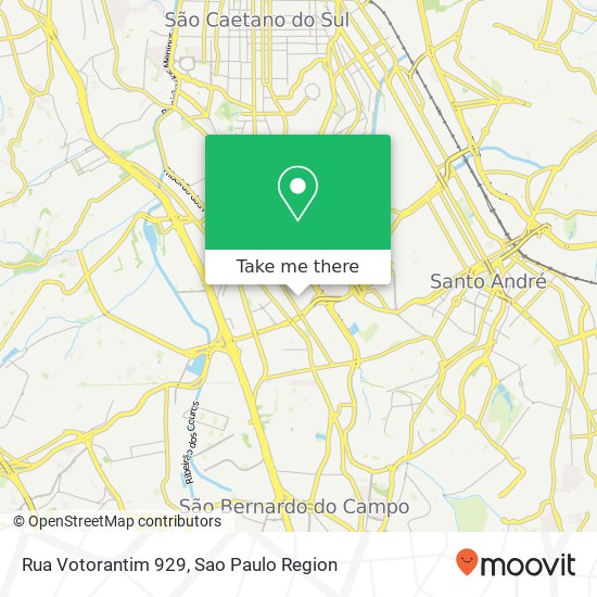 Mapa Rua Votorantim 929