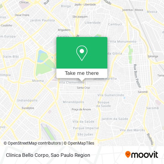 Clínica Bello Corpo map