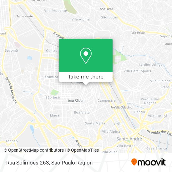 Rua Solimões 263 map