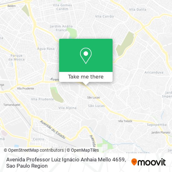 Mapa Avenida Professor Luiz Ignácio Anhaia Mello  4659