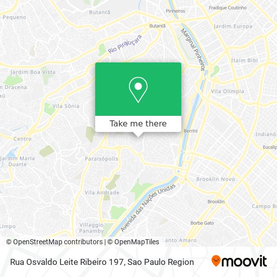 Rua Osvaldo Leite Ribeiro 197 map