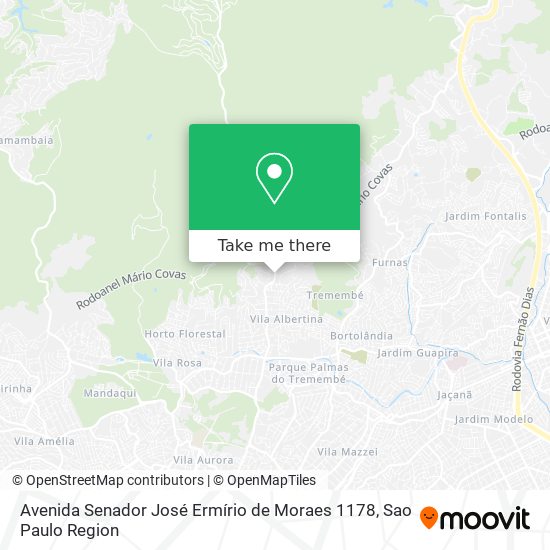 Mapa Avenida Senador José Ermírio de Moraes 1178